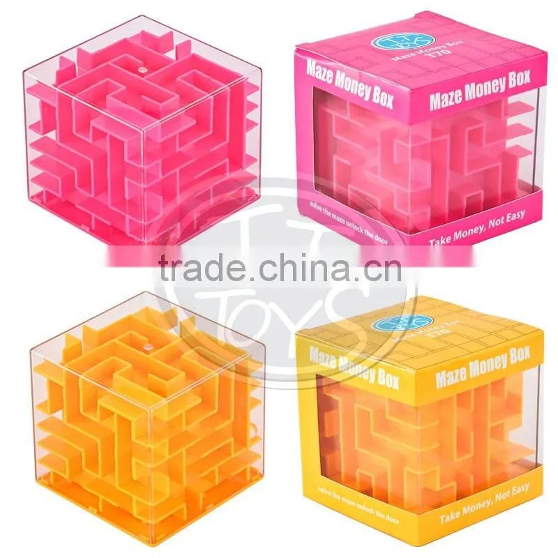 Take Money, Not Easy! TTToys 2015 Newest Kids Educational Toys For Kids Maze Ball Game Money Box