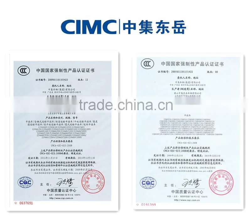 CIMC Dry Bulk Cement Trailer Supplying