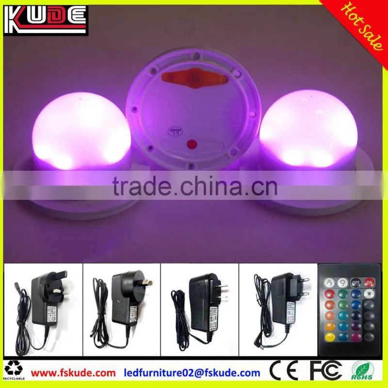 LED light source Decoration Lamp Base/luminous furniture light base/battery powered led light