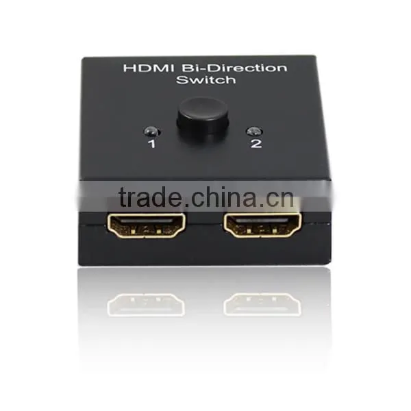 Hot video player V1.4 4kx2k 2 way hdmi bi-directional 2 to 1 switcher, 1 to 2 splitter