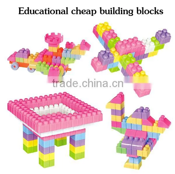 28 pcs bottom price kids assembling toys plastic flower building block