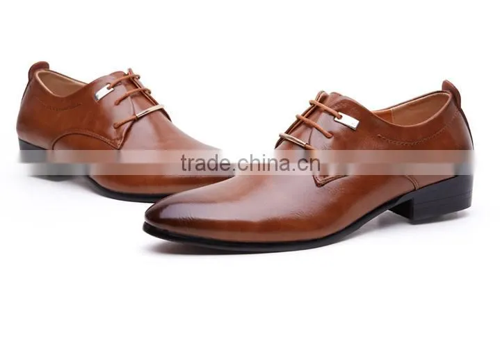 CXM127 high quality Men Imitate leather laced up casual shoe