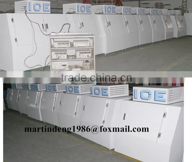 CE/RoHs Approved Gas station Bagged Ice Storage Bin for Ice Merchandiser