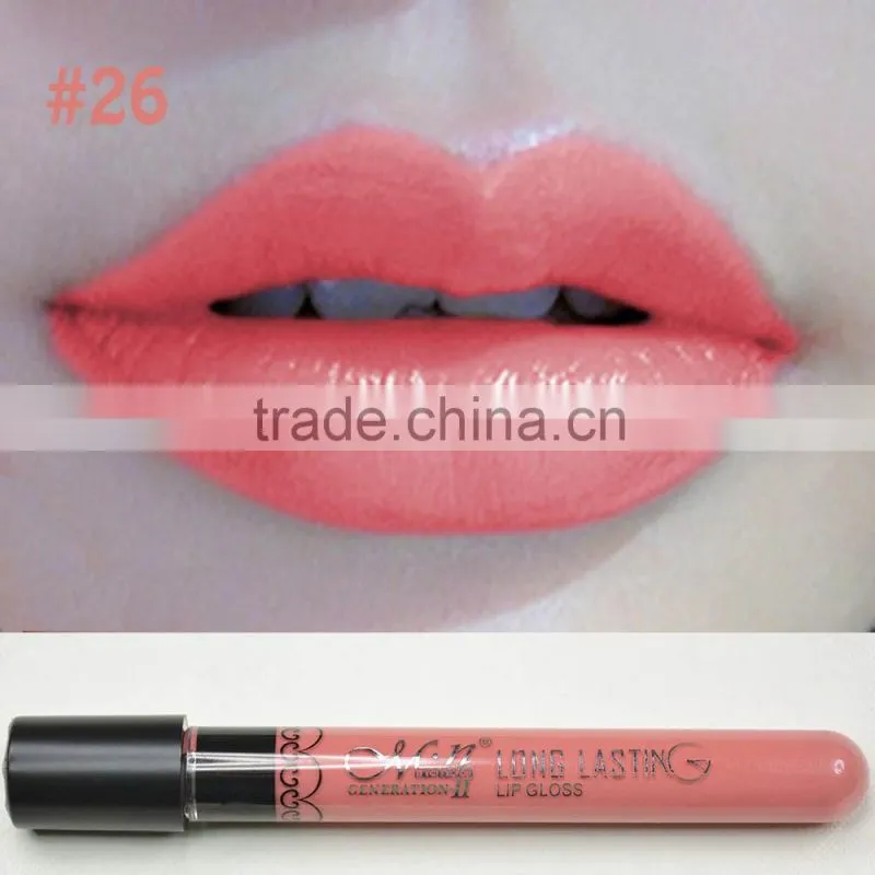 Hot Sales Women Ladies Waterproof Elegant Color Lipstick Matte Smooth Long Lasting Lip Stick Lipgloss