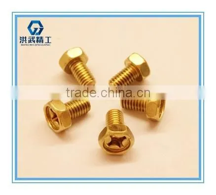 Slotted hexagon bolts
