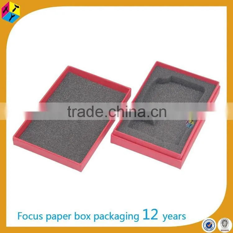 custom design rigid box foam insert