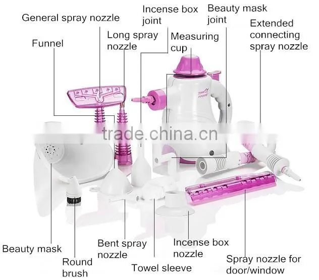 HRX-SJ119 Portable multifunctional steam cleaner for home clean