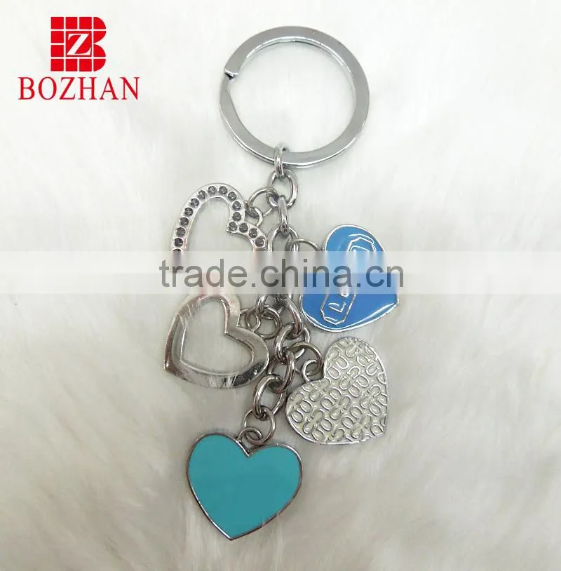 Beautiful rhinestone pendant keychain