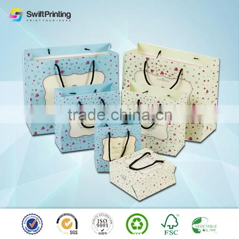 Top grade hot sell paper gift packaging bag