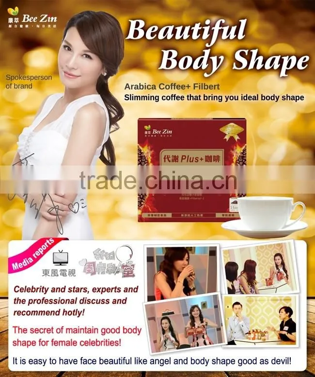 Beezin green coffee bean Metabolism slimming coffee