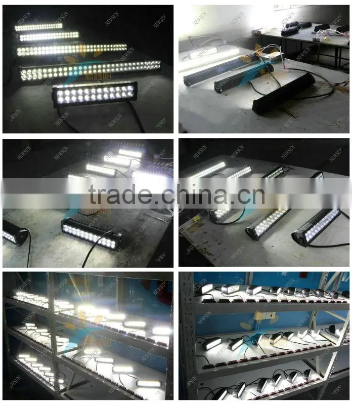 Newsun Off Road J eep 15" Inch LED Light Bar-108 Watt UTV ATV Side By Side Similar to Rigid E Series Polaris Razor RZR ATV