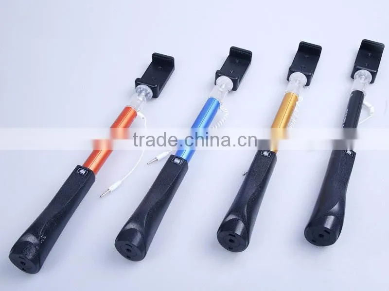 factory price good quality portable mini hand held monopod selfie stick