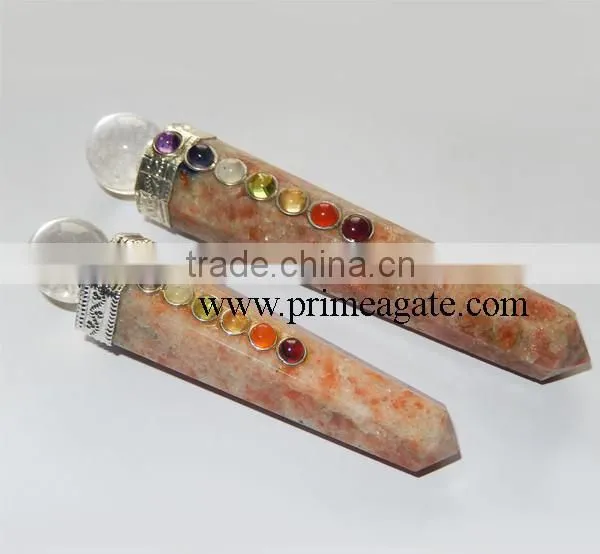 Sunstone Chakra Obelisk From Prime Agate Exports | Metaphysical healing