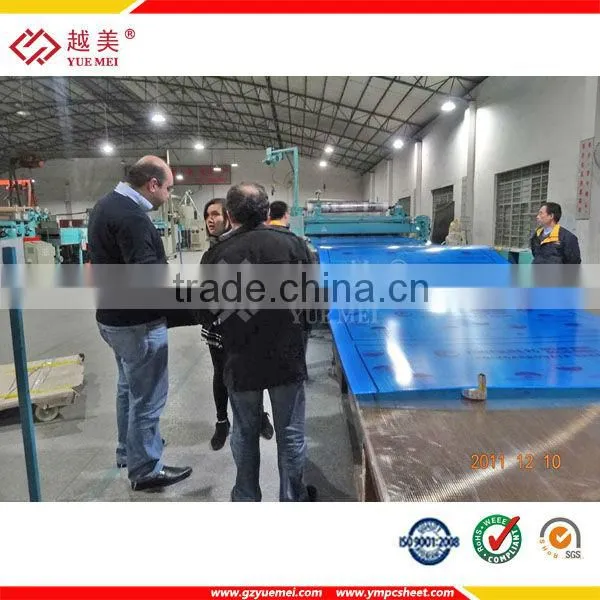 Guangzhou yuemei- Ten years guarantee polycarbonate solar panel