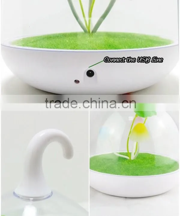 012-1508 Mushroom LED Night Light Change Color Table Lamp 3 LED Rechargeable Light with USB Line Bedroom Creative Baby Light