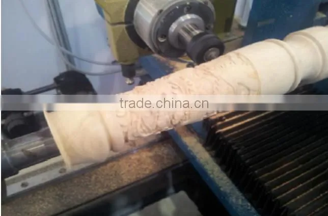 TWO SPINDLE CNC2504SA wood turning automatic lathe for turning wood wiht CE