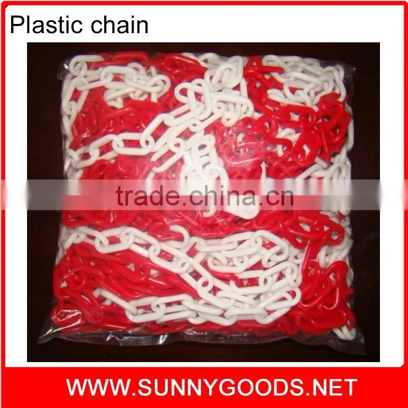 8mm road safety yellow plastic roller chain