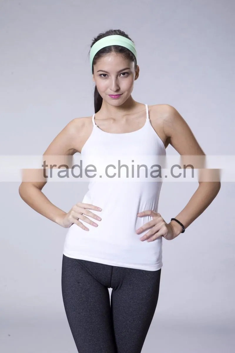 Simple Style Breathable Quick Dry Women Workout Tank Sports Cami