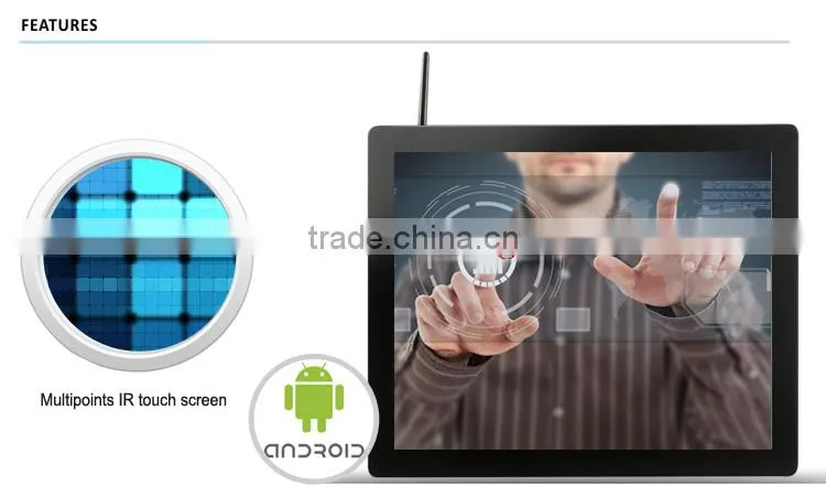 19 Inch Wireless Wifi Touch Monitor