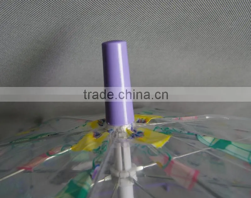23"x8k rain umbrella transparent from Chinese factory