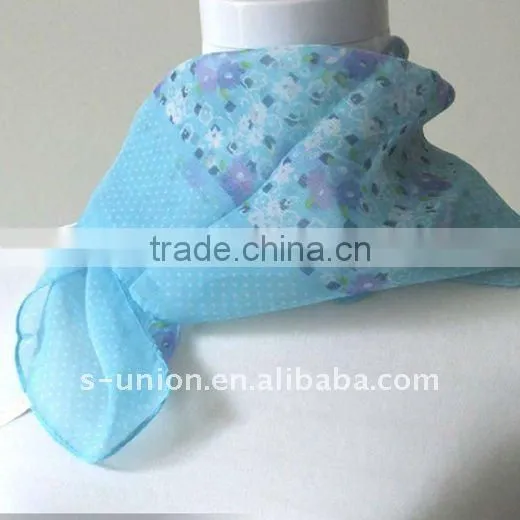 2011 newest fashion pretty lady polyester kerchief
