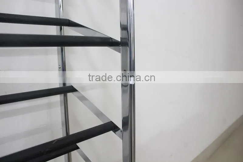 Metal Easy Assembling Shoe Rack,10 Tiers display Shoe rack,shoe cabinet