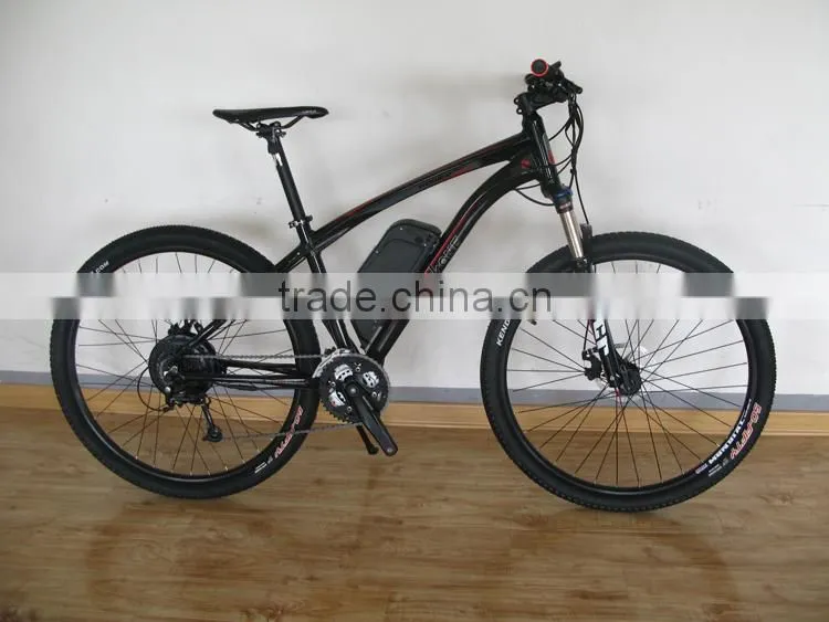 high end quality Mountain style electric bikes with bafang BBS01 36V 250W mid motor for eurpean market ( HJ-14M04 )