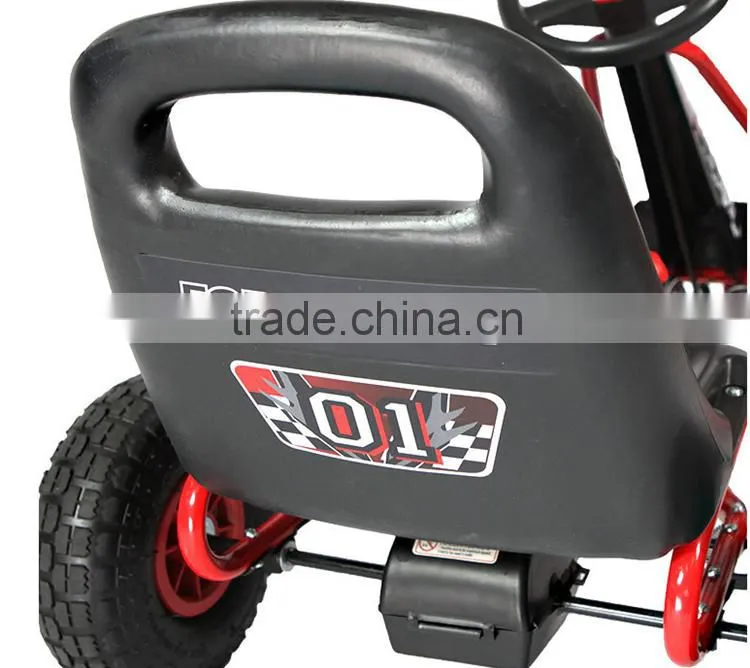Children Pedal steering knckle Go Kart with solid wheel