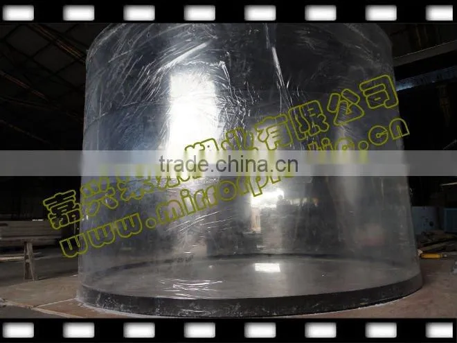 Large Clear Plastic Round New Material Aquariums
