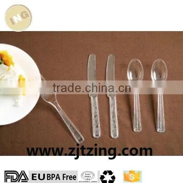Eco-friendly disposable PS plastic fork