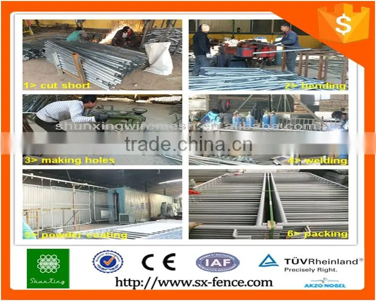 Galvanized Metal Crowd Control Barrier/ Steel Crowd Control Barrier