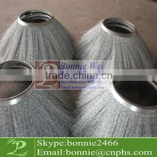 Bright brush spring wire
