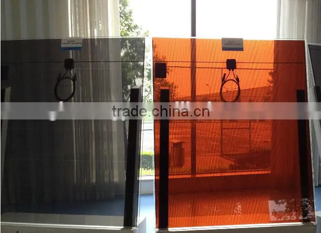 High Transparent Amorphous thin film solar panel