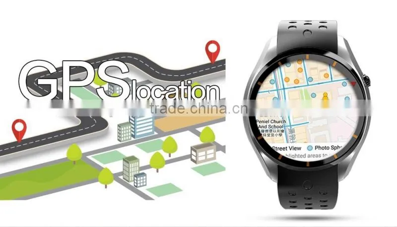 Smart Watch I3 Android 5.1 MTK6580 Google s Heamaprt rate monitor Pedometer G-sensor Wifi GPS for smart phones
