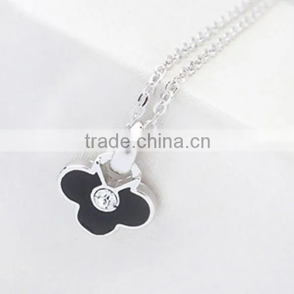 Crystal Jewelry New Fashion Flower Pendant Necklace