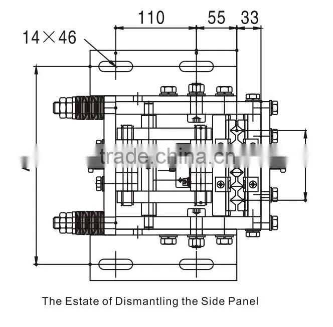 Elevator Part Mechanical Screw Lift Elevator