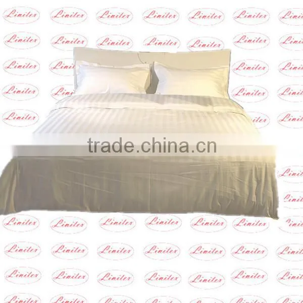 Hot sale cotton or cotton blended jacquard or plain bed sheet , quilt , bedding set for hotel use
