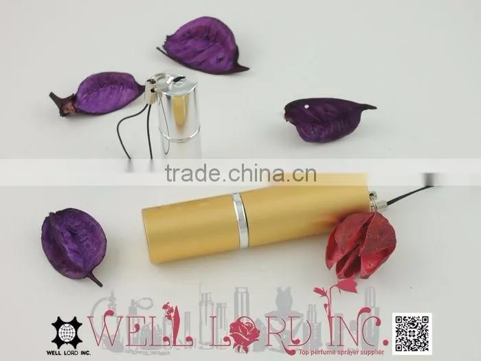 Fashion shining silver empty lipstick container for journey