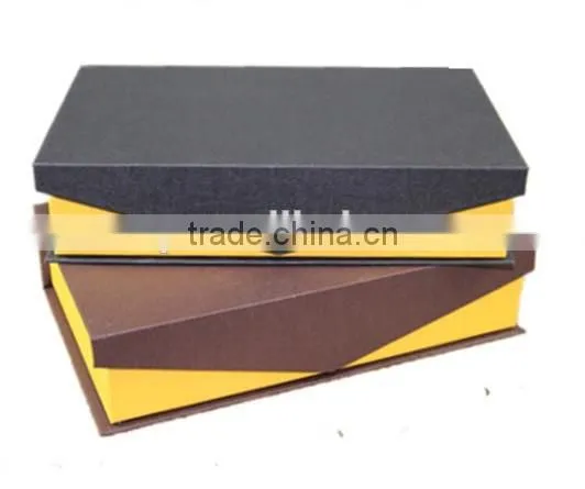new style folding fancy paper gift box with magnet closure for jewelry