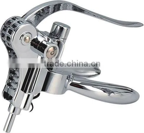 Zinc alloy deluxe lever-style rabbit corkscrew