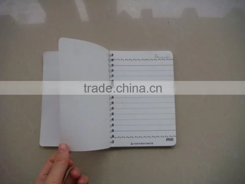 hard cover stone paper waterproof notebook
