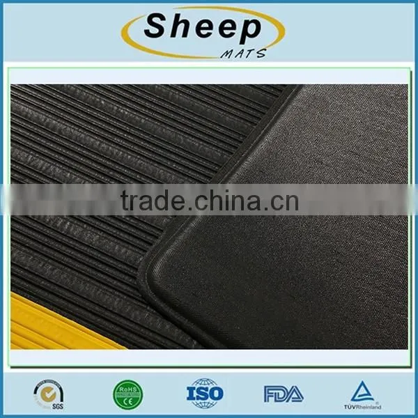 Wholesale printed waterproof pvc floor anti-fatigue rubber industrial mat