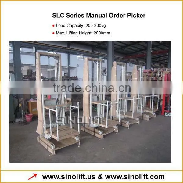 Sinolift-Manual Winch Order Picker with CE