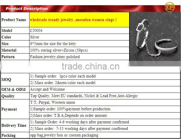 christian jewelry of fashion wedding ring ,costume jewelry made in china !
