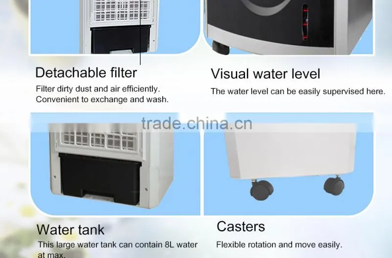 Digital Control Air Cooler With Casters