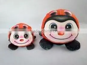 promotional gift plush toy ladybug with beans 3 D printing plush ladybug earthbag small size stuffed plush earthbag with beans