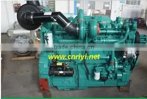 large irrigation pump driven by diesel engine with trailer