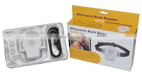 Anti-bark collar Customized Audio Commands Ultrasonic Bark stopper Collar