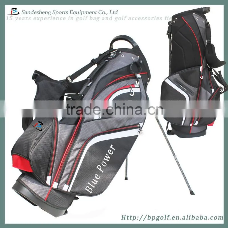 same shape design for golf cart bag and golf stand bag