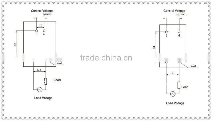 Mini solid state PCB relay LRSSR-P/SSR/JG-3F/G3CN